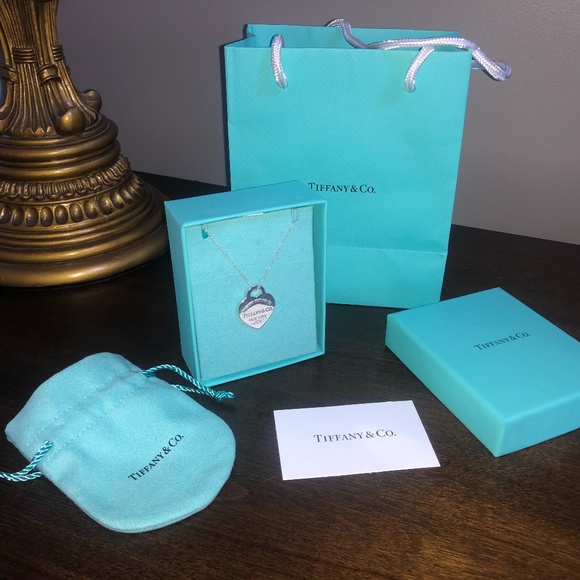 Tiffany & Co. Jewelry - NWOT Return to Tiffany Heart Tag Charm & Necklace